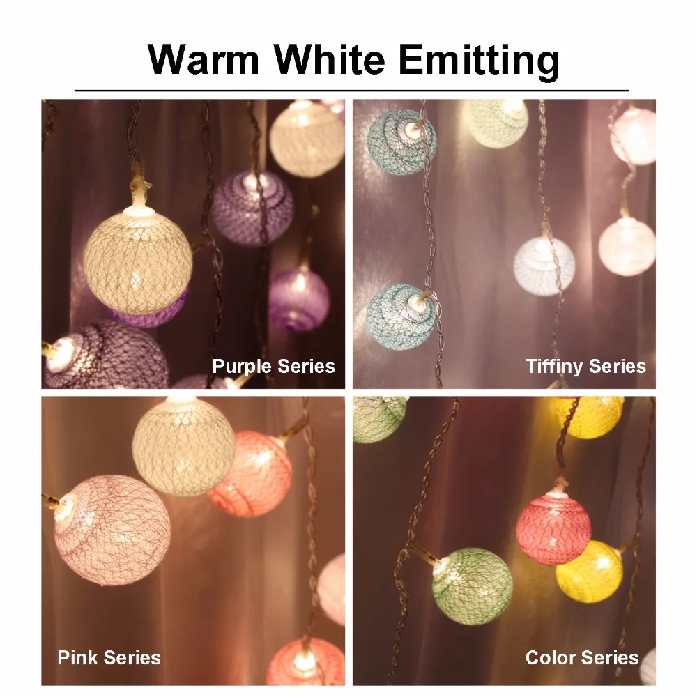 Christmas Led Curtain Light string Cotton Ball Holiday Lights 48Leds 10Leds 4 Series AC USB Fairy Garland Wedding Decoration JQ
Christmas Led Curtain Light string Cotton Ball Holiday Lights 48Leds 10Leds 4 Series AC USB Fairy Garland Wedding Decoration JQ