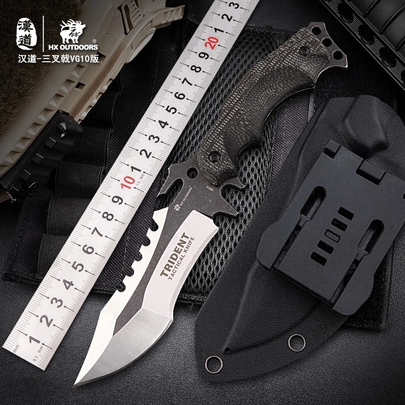 Тактический нож HX Outdoor VG10, охотничьи и кемпинговые ножи с фиксированным клинком, из композитных материалов и пенопласта, инструменты для выж...
Тактический нож HX Outdoor VG10, охотничьи и кемпинговые ножи с фиксированным клинком, из композитных материалов и пенопласта, инструменты для выж...