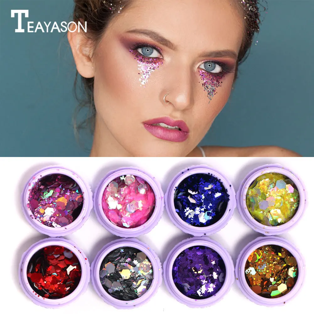Laser sequins blades and beautiful ornaments product marca rave makeup look purple dragon festival party
Laser sequins blades and beautiful ornaments product marca rave makeup look purple dragon festival party