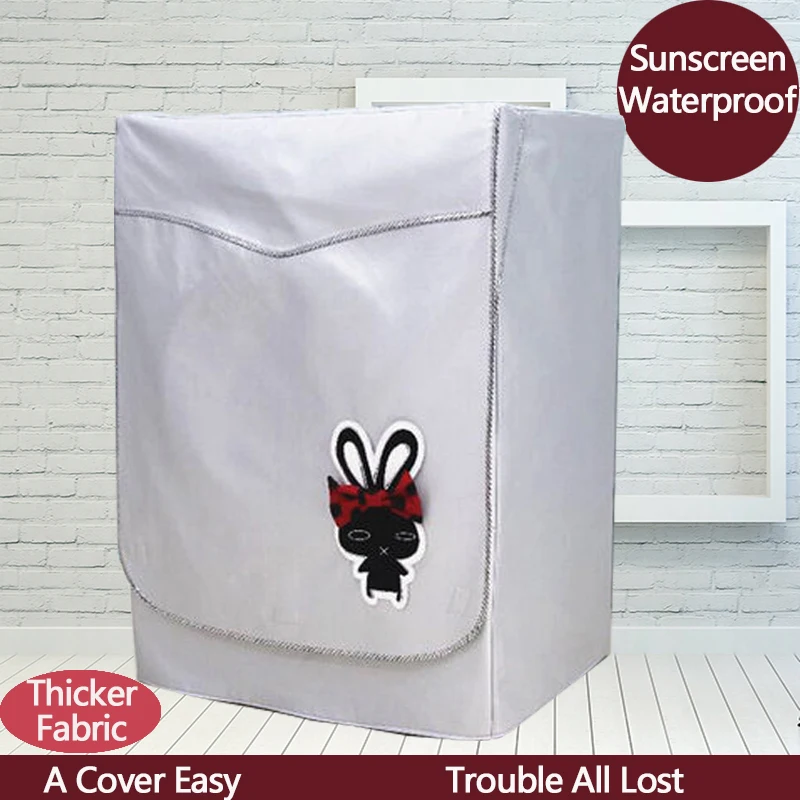 Waterproof Cover For Drum Washing Machine Coated Silver Sunscreen Washer Protective Case Cartoon Pattern Home Dust Cover
Waterproof Cover For Drum Washing Machine Coated Silver Sunscreen Washer Protective Case Cartoon Pattern Home Dust Cover