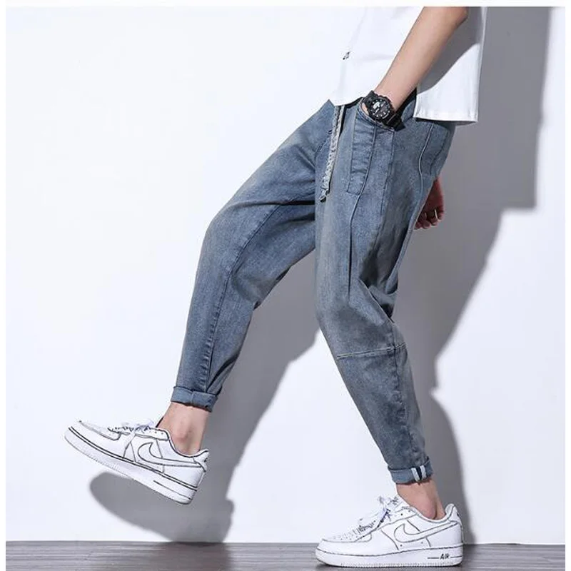 Man loose jeans hiphop skateboard jeans baggy AnKle-Length Pants denim pants hip hop men big size M-5XL
Man loose jeans hiphop skateboard jeans baggy AnKle-Length Pants denim pants hip hop men big size M-5XL