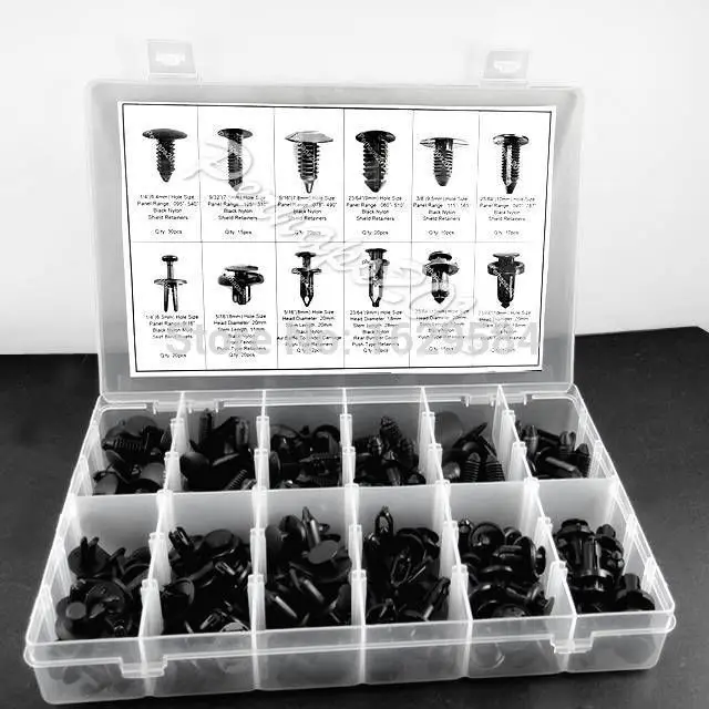 192x Automotive Push Pin Retainer Assortment for Auto N807721-S,1619321,N804379S,10185925,1605396
192x Automotive Push Pin Retainer Assortment for Auto N807721-S,1619321,N804379S,10185925,1605396
