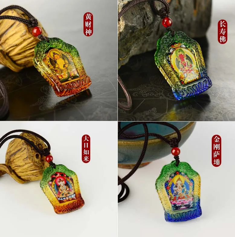 12PCS Greco-Buddhist pocket travel efficacious Mascot #Vajrasattva Yellow Jambhala Amitayus Buddha RULAI Crystal Pendant Amulet
12PCS Greco-Buddhist pocket travel efficacious Mascot #Vajrasattva Yellow Jambhala Amitayus Buddha RULAI Crystal Pendant Amulet