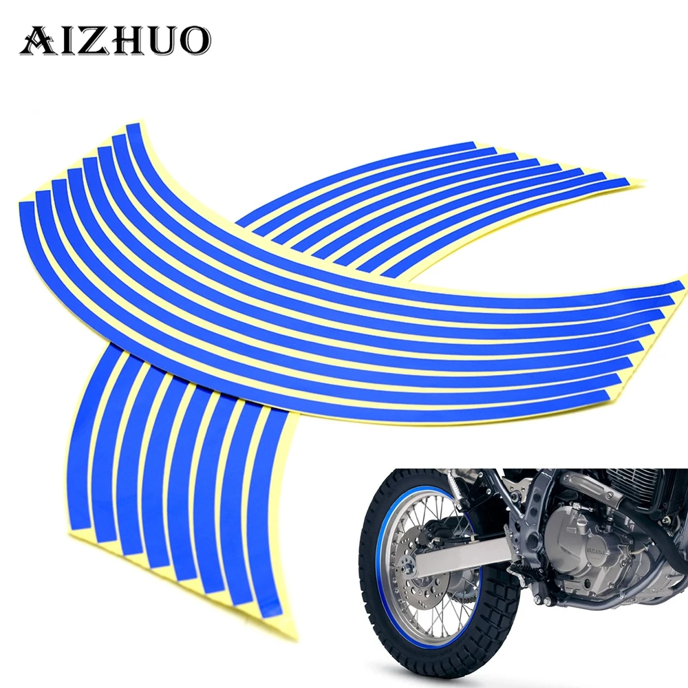 Наклейки на колеса мотоцикла 16 полосок 17 дюймов/18 дюймов обода для Yamaha FZ1 FZ6 FZ 07 FZ8