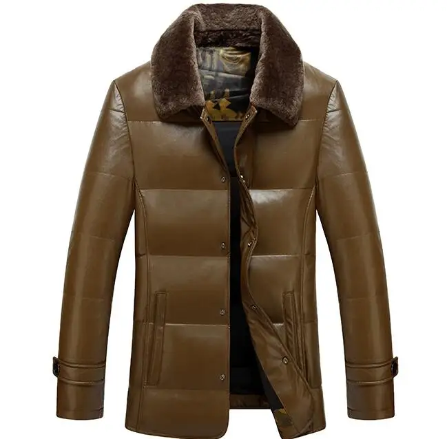 M-3XL HOT / Winter Men's New Fashion In the long paragraph thick fur collar father installed lapel pu jacket
M-3XL HOT / Winter Men's New Fashion In the long paragraph thick fur collar father installed lapel pu jacket