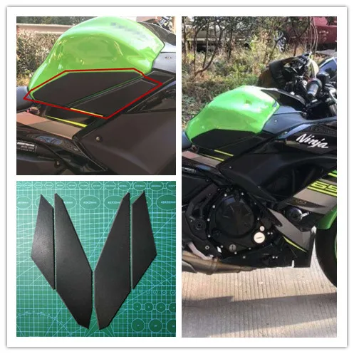 Наклейки на мотоцикл ninja 650 противоскользящие наклейки топливный бак колено для