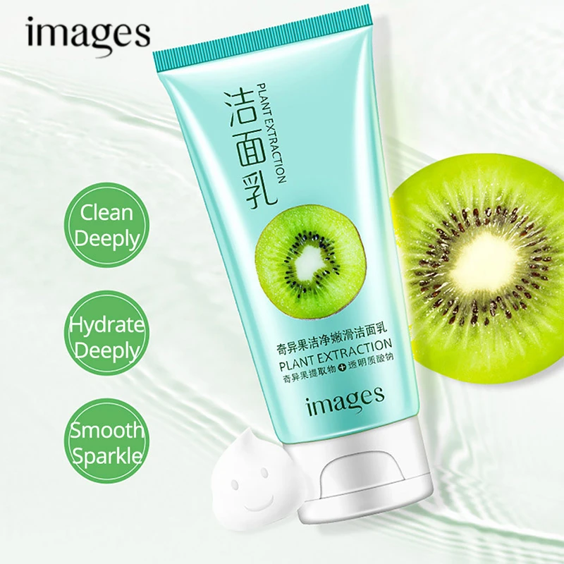 IMAGES Kiwi Fruit Fresh Orange Facial Cleanser Face Wash Deep Clean Nourishing Foam Moisturizing Whitening Anti-Spots Marks 120g
IMAGES Kiwi Fruit Fresh Orange Facial Cleanser Face Wash Deep Clean Nourishing Foam Moisturizing Whitening Anti-Spots Marks 120g