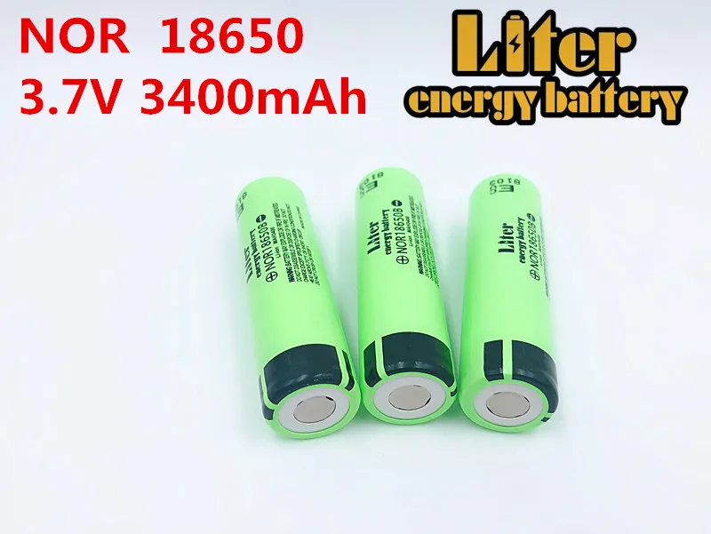 Liter energy battery 100% original 10PCS 3.7V 3400MAH NOR18650B battery 18650 lithium-ion Rechargebale battery for tablet pc
Liter energy battery 100% original 10PCS 3.7V 3400MAH NOR18650B battery 18650 lithium-ion Rechargebale battery for tablet pc
