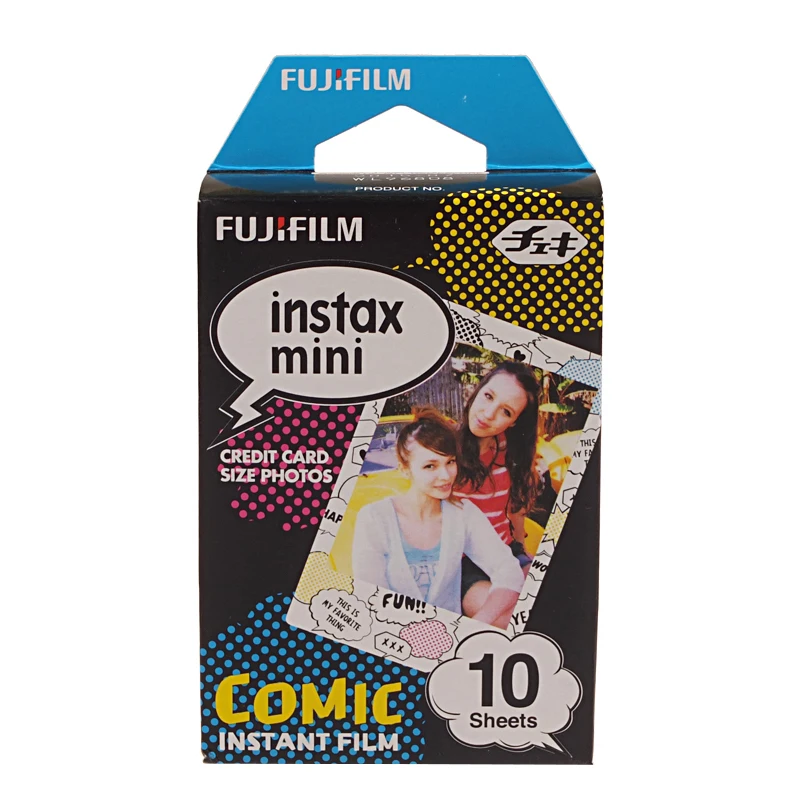 Оригинальная пленка Fujifilm Comic Instax (от 10 до 50 листов) для камеры Instant mini 7s 8 25 s 90 300