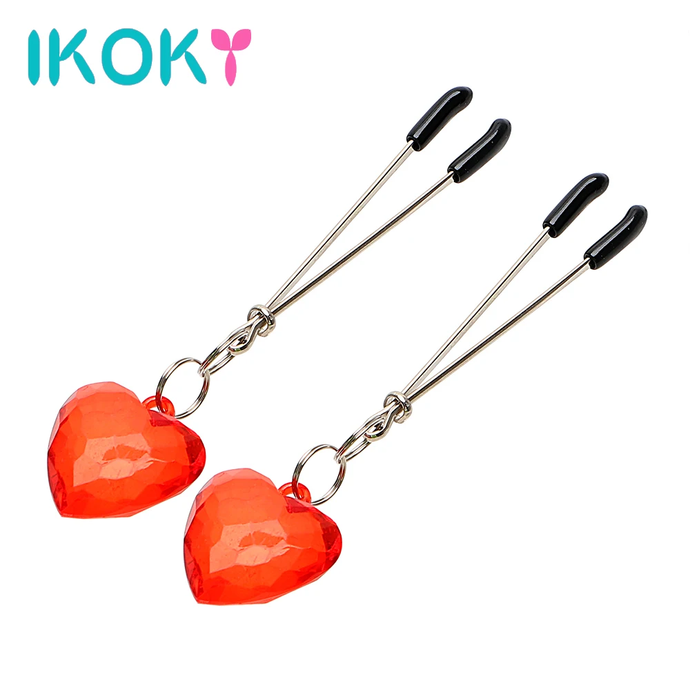 Эротические игрушки IKOKY игры для взрослых зажимы соски секс пар груди сосок в