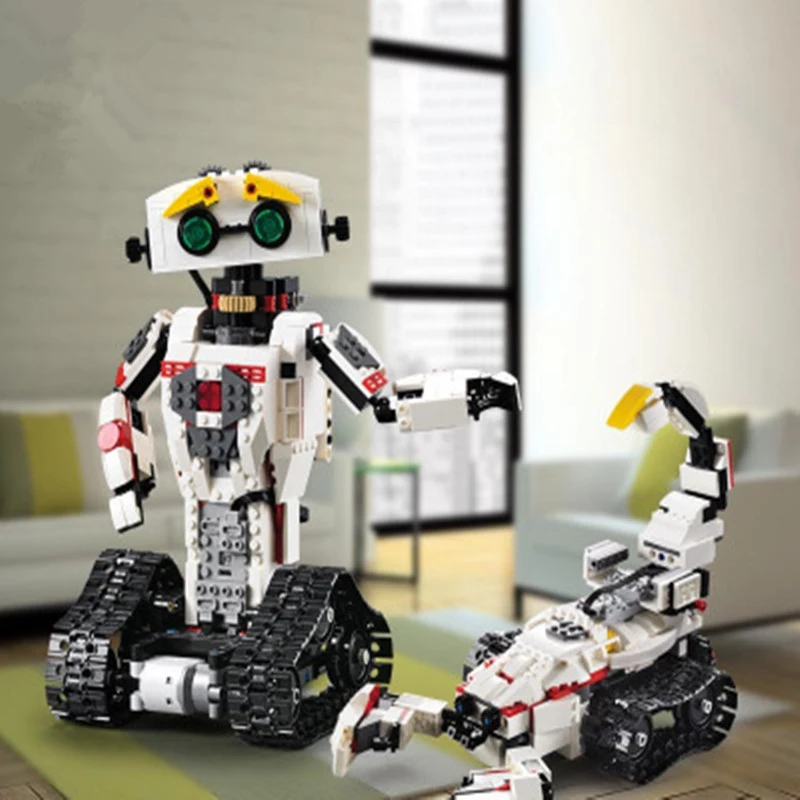 710Pcs Building Blocks Sets 2In1 Rc Robot Remote Control Transformation Deformation Technic Motor Humanoid Toys for Kids Gift
710Pcs Building Blocks Sets 2In1 Rc Robot Remote Control Transformation Deformation Technic Motor Humanoid Toys for Kids Gift