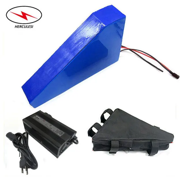 Без налога Бесплатная доставка bateria triangulo 52v 25ah 1500w литий ионный треугольный