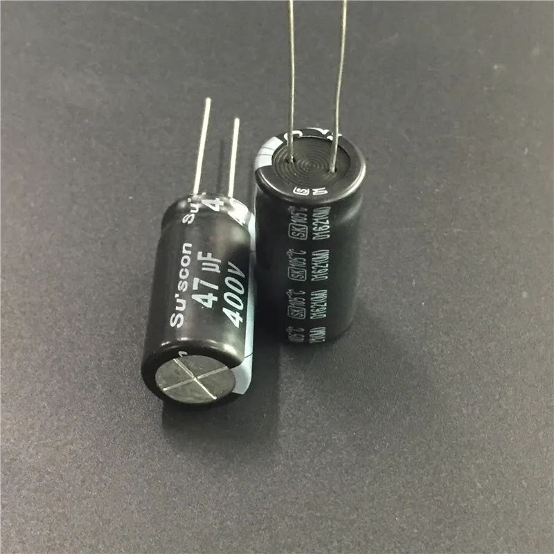 10pcs 47uF 400V Su'scon SK Series 12.5x26mm 400V47uF Aluminum Electrolytic capacitor
10pcs 47uF 400V Su'scon SK Series 12.5x26mm 400V47uF Aluminum Electrolytic capacitor
