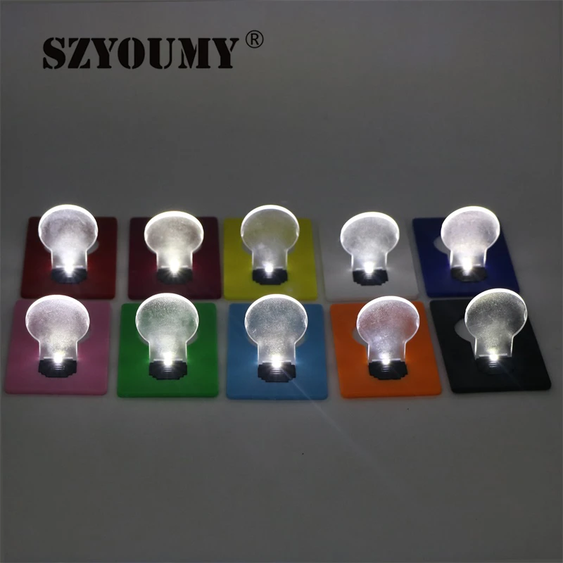 SZYOUMY Novelty Items Portable LED Pocket Credit Card Wallet Light Wireless LED Card Light Put in Purse Wallet Night Lamp
SZYOUMY Novelty Items Portable LED Pocket Credit Card Wallet Light Wireless LED Card Light Put in Purse Wallet Night Lamp