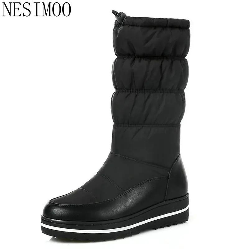 Зимние сапоги NESIMOO 2018, женские сапоги на платформе и среднем каблуке, теплые плюшевые сапоги на танкетке, женские теплые пуховые сапоги разм...
Зимние сапоги NESIMOO 2018, женские сапоги на платформе и среднем каблуке, теплые плюшевые сапоги на танкетке, женские теплые пуховые сапоги разм...