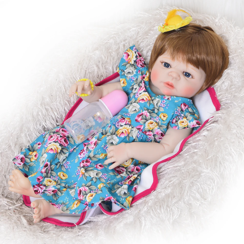 23 Inch Reborn Baby Full Silicone Vinyl Boby Lifelike Reborn Dolls Truly Princess Baby Girl Playmates Birthday Gift For Child
23 Inch Reborn Baby Full Silicone Vinyl Boby Lifelike Reborn Dolls Truly Princess Baby Girl Playmates Birthday Gift For Child