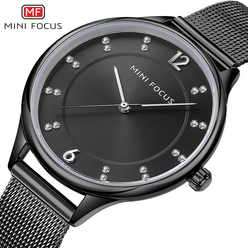 Fashion Clock Dress Woman Watch Crystal Stainless Steel Analog Quartz Wrist Watch Women Bracelet Watches Relogio Masculino Black
Fashion Clock Dress Woman Watch Crystal Stainless Steel Analog Quartz Wrist Watch Women Bracelet Watches Relogio Masculino Black