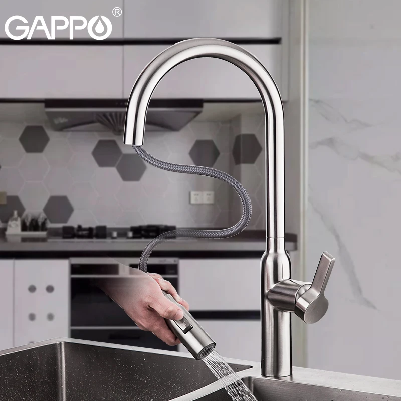 GAPPO stainless steel kitchen faucets water tap water mixer tap flexible kitchen mixer taps deck mounted torneira do anheiro 
GAPPO stainless steel kitchen faucets water tap water mixer tap flexible kitchen mixer taps deck mounted torneira do anheiro
