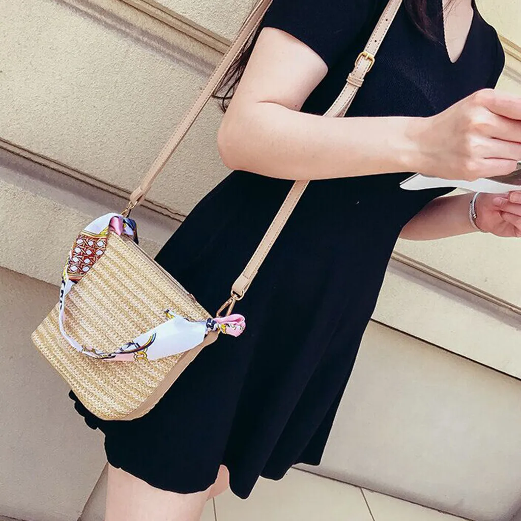OCARDIAN Handbags Women Fashion Summer Style Wild Beach Straw Bag Bohemian Messenger Shoulder Woven Scarf Bag May2
OCARDIAN Handbags Women Fashion Summer Style Wild Beach Straw Bag Bohemian Messenger Shoulder Woven Scarf Bag May2