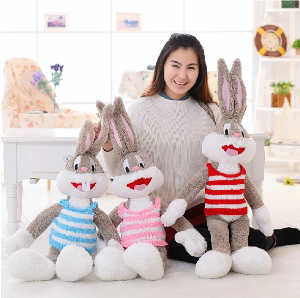 1pc 100cm Cartoon Selling Item Plush Bugs Bunny Stuffed Animal Kawaii Doll For Kids Soft Pillow For Girls Funning Toy
1pc 100cm Cartoon Selling Item Plush Bugs Bunny Stuffed Animal Kawaii Doll For Kids Soft Pillow For Girls Funning Toy