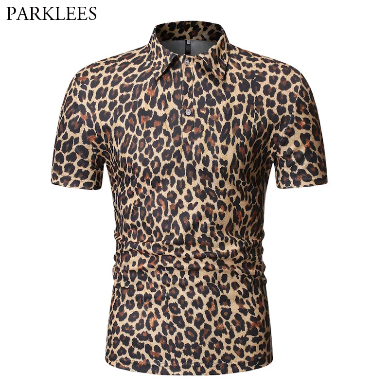 Fashion Sexy Leopard Print Polo Shirt Men 2019 Brand New Nightclub Party Prom Polo Homme Slim Fit Short Sleeve Polos Hombre XXL
Fashion Sexy Leopard Print Polo Shirt Men 2019 Brand New Nightclub Party Prom Polo Homme Slim Fit Short Sleeve Polos Hombre XXL