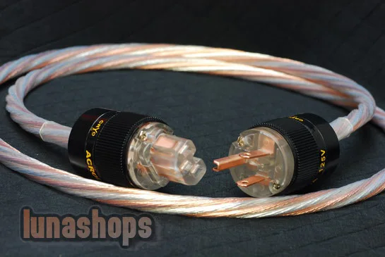 LN002809 Custom Handmade Acrolink Hifi Silver Plated Power cable For Tube amplifier CD Player
LN002809 Custom Handmade Acrolink Hifi Silver Plated Power cable For Tube amplifier CD Player