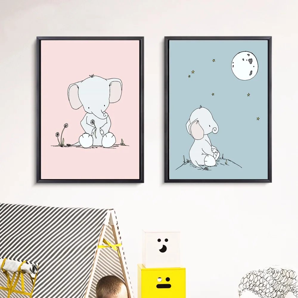 Nursery Baby Elephant Canvas Art Print Painting Poster Wall Pictures For Kids Room Home Decorative Bedroom Decor No Frame
Nursery Baby Elephant Canvas Art Print Painting Poster Wall Pictures For Kids Room Home Decorative Bedroom Decor No Frame
