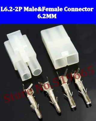 Wholesale !10sets L6.2 2P 2 port Terminal 6.2mm pitch Electrical Connector Male Female socket plug with Free shipping
Wholesale !10sets L6.2 2P 2 port Terminal 6.2mm pitch Electrical Connector Male Female socket plug with Free shipping