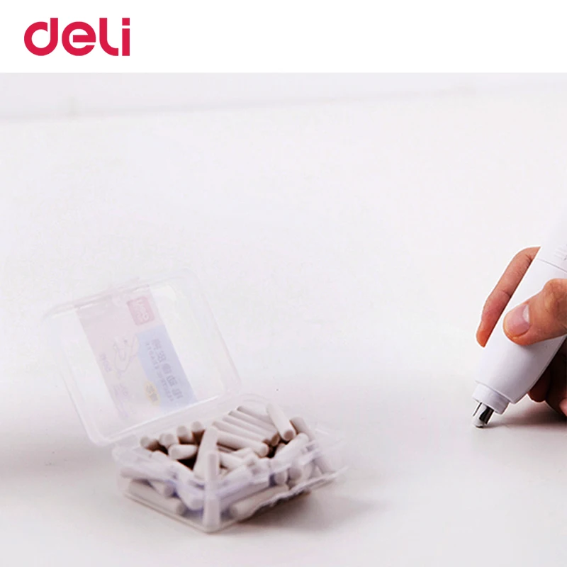 Deli creative quality electric eraser with refills for school kid office correction supply cute stationery automatic eraser gift
Deli creative quality electric eraser with refills for school kid office correction supply cute stationery automatic eraser gift