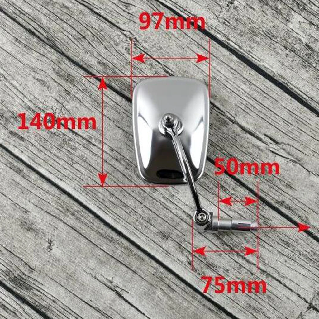 2 pcs Motorcycle Rearview Mirror Universal 7/8 Inch CNC Stainless Steel Rearview Mirrors for Universal Motorcycle Conversion
2 pcs Motorcycle Rearview Mirror Universal 7/8 Inch CNC Stainless Steel Rearview Mirrors for Universal Motorcycle Conversion