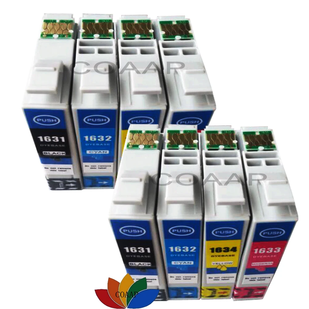 8 упаковок совместимый T1631 T1621-T1624 XL чернильные картриджи для принтера Epson WorkForce 2530WF 2540WF 2010W
8 упаковок совместимый T1631 T1621-T1624 XL чернильные картриджи для принтера Epson WorkForce 2530WF 2540WF 2010W