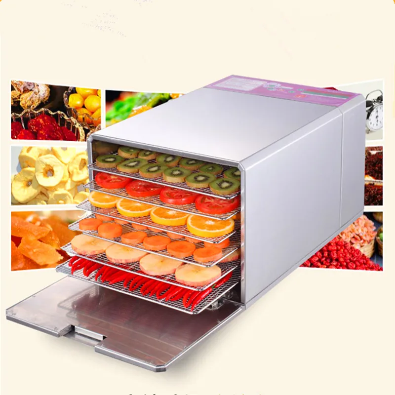 New Food Dehydrator Fruit Vegetable Herb Meat Drying Machine Snacks Food Dryer Fruit dehydrator with 6 trays ZF
New Food Dehydrator Fruit Vegetable Herb Meat Drying Machine Snacks Food Dryer Fruit dehydrator with 6 trays ZF