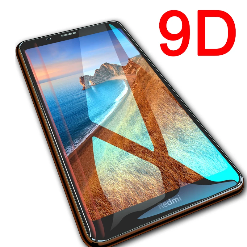 9D полное клеевое защитное закаленное стекло для Xiaomi Redmi 7A на Note 7 Redmi7 A Redmi7a note7 note7pro