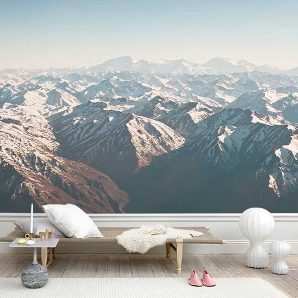 Фон с изображением холмов гостиной 3D обои фотообои 3d papel de pared PW1435731341 |