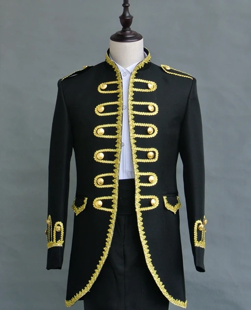 male jacket wedding prom groom costume black outwear Slim casual coat dance performance dress show party nightclub bar DJ DS
male jacket wedding prom groom costume black outwear Slim casual coat dance performance dress show party nightclub bar DJ DS