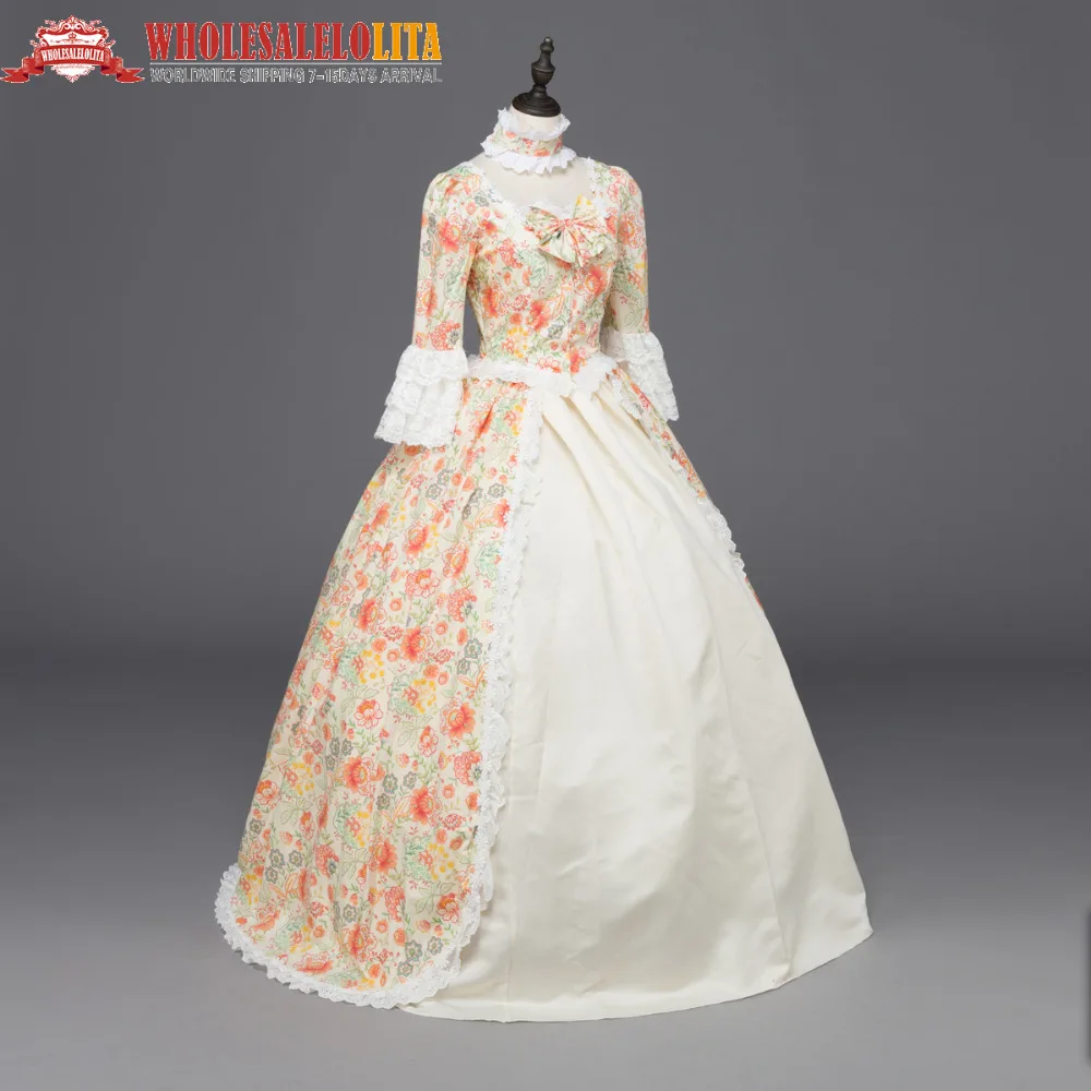Top Sale Print Marie Antoinette Renaissance Dress Christmas Ball Gown Steampunk Reenactment Theatre Party Costumes
Top Sale Print Marie Antoinette Renaissance Dress Christmas Ball Gown Steampunk Reenactment Theatre Party Costumes