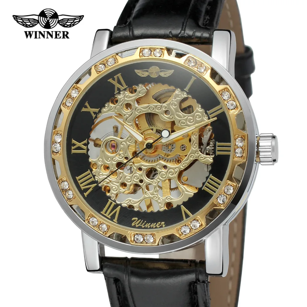 T-Winner Watches for Men on Sale Skeleton Leather Crystal Wrist Watch Color Black Mechanical Watch Brands WRG8012M3T
T-Winner Watches for Men on Sale Skeleton Leather Crystal Wrist Watch Color Black Mechanical Watch Brands WRG8012M3T