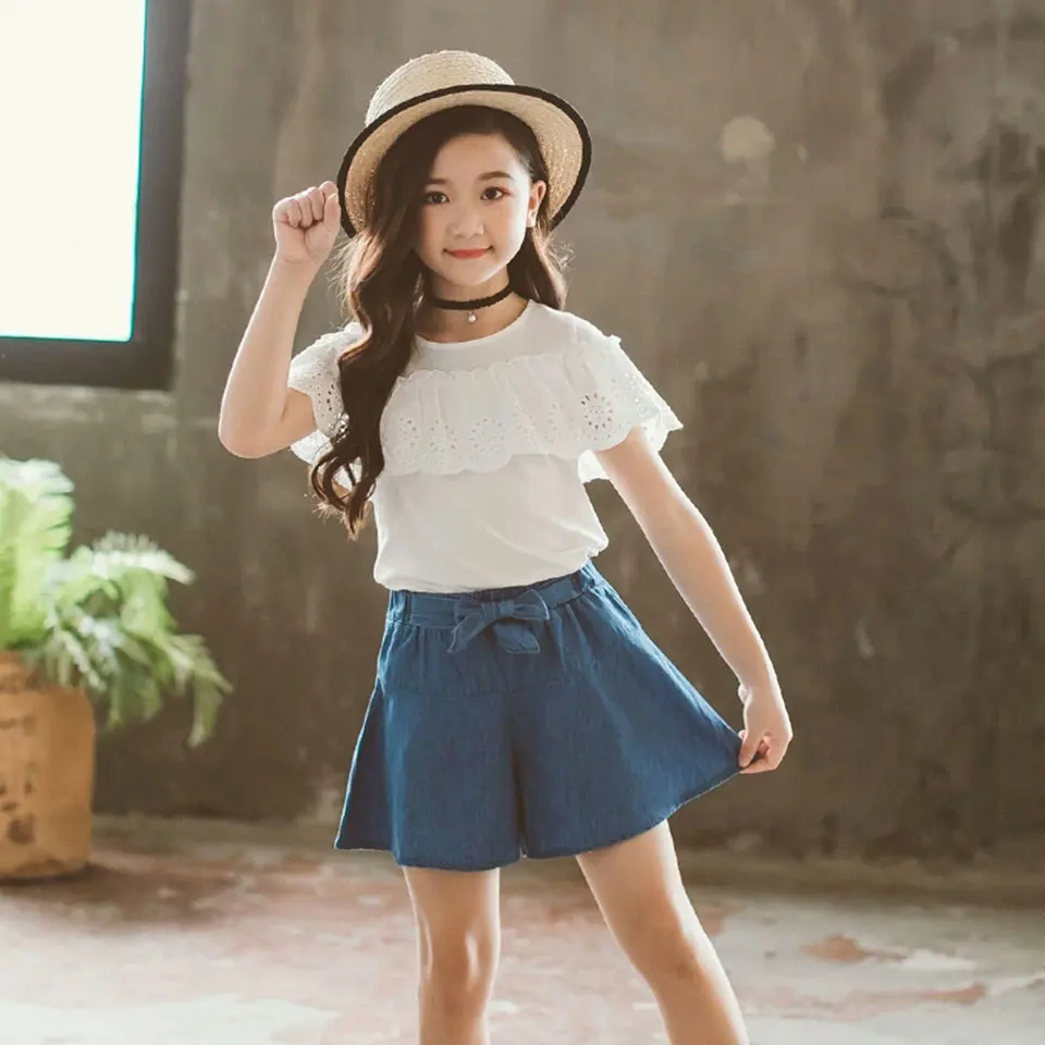 Hot Sell 2019 Summer Girl Clothing Sets 2Pcs Suits Children Clothes 3T 4 6 8 10 12 Years O-neck Collar Baby Girls Clothes
Hot Sell 2019 Summer Girl Clothing Sets 2Pcs Suits Children Clothes 3T 4 6 8 10 12 Years O-neck Collar Baby Girls Clothes