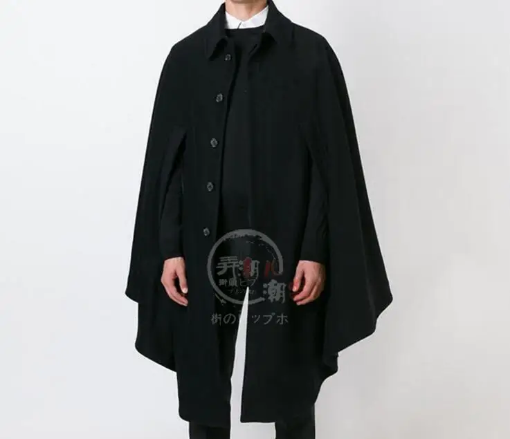 S-6XL / HOT / Spring Male New Fashion Personality Loose Cape Cloak Long Woolen Coat Jacket
S-6XL / HOT / Spring Male New Fashion Personality Loose Cape Cloak Long Woolen Coat Jacket