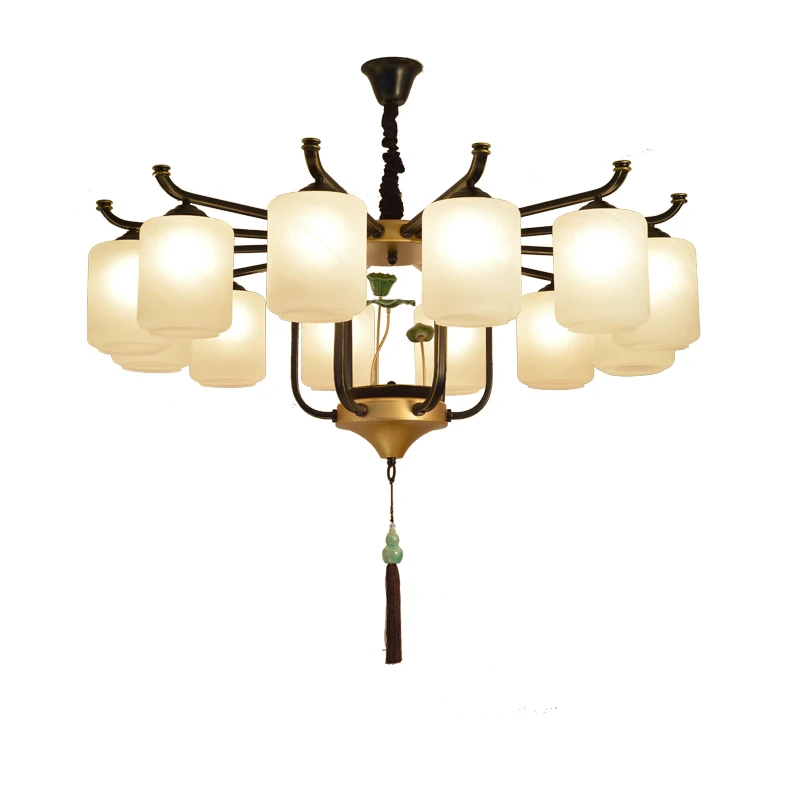 New Chinese Chandelier Living Room Lamps Chinese Style Big Chandeliers Modern Minimalist Restaurant Bedroom Personality Lights
New Chinese Chandelier Living Room Lamps Chinese Style Big Chandeliers Modern Minimalist Restaurant Bedroom Personality Lights