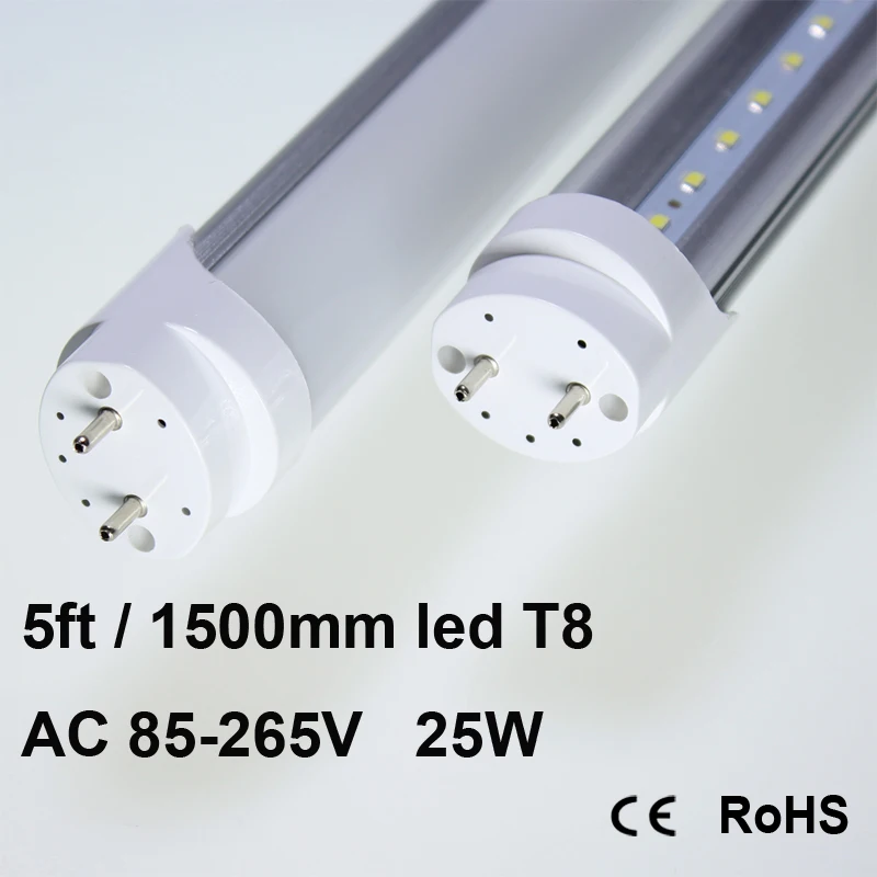 T8 SMD2835 5 футов 150 см 25 Вт 18 Вт 120 см Белый флуоресцентный белый светодиодный светильник трубка AC85-265V
T8 SMD2835 5 футов 150 см 25 Вт 18 Вт 120 см Белый флуоресцентный белый светодиодный светильник трубка AC85-265V