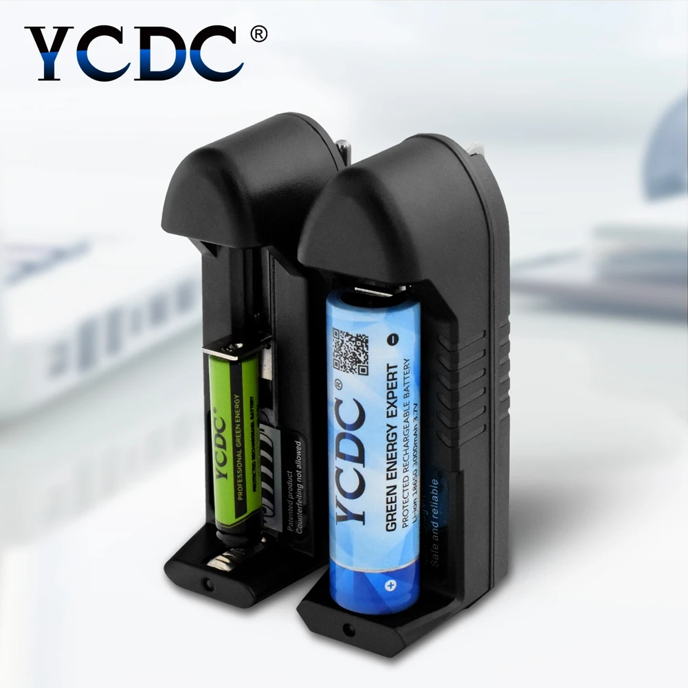 ABS Home Battery Charger Single Slot Wall Charger For 18650 26650 16340 Lithium 18350 Ni-mh/cd Battery Aa Aaa EU/ US Type
ABS Home Battery Charger Single Slot Wall Charger For 18650 26650 16340 Lithium 18350 Ni-mh/cd Battery Aa Aaa EU/ US Type