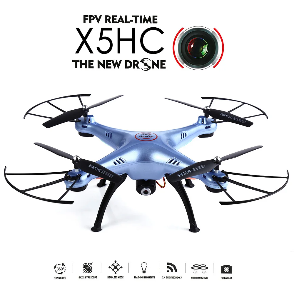 SYMA X5C обновленная версия X5HC 4CH 2 4G 6 осевой Радиоуправляемый Дрон с камерой RC