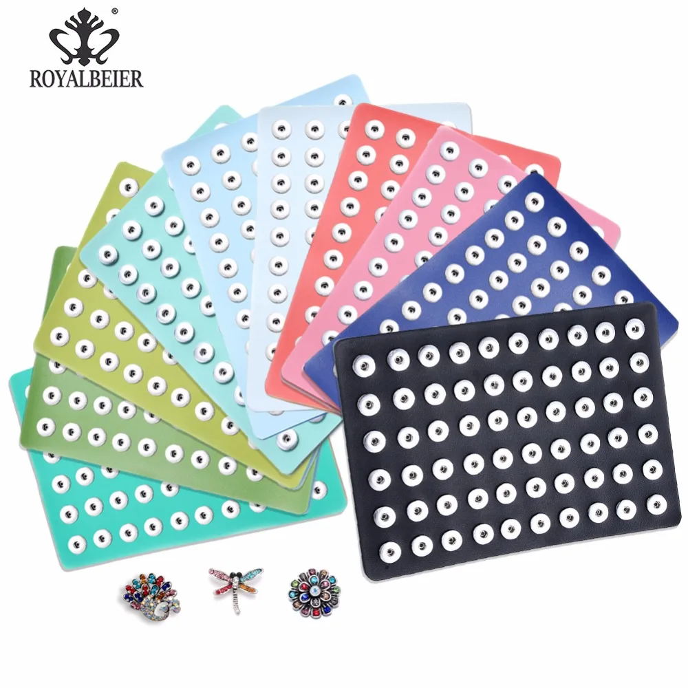 Multi Color PU Leather Snap Display Stand Set High Quality 6x10 60 Snaps Fit 18-20mm Snap Buttons Snap Jewelry Stand ZJ0007
Multi Color PU Leather Snap Display Stand Set High Quality 6x10 60 Snaps Fit 18-20mm Snap Buttons Snap Jewelry Stand ZJ0007