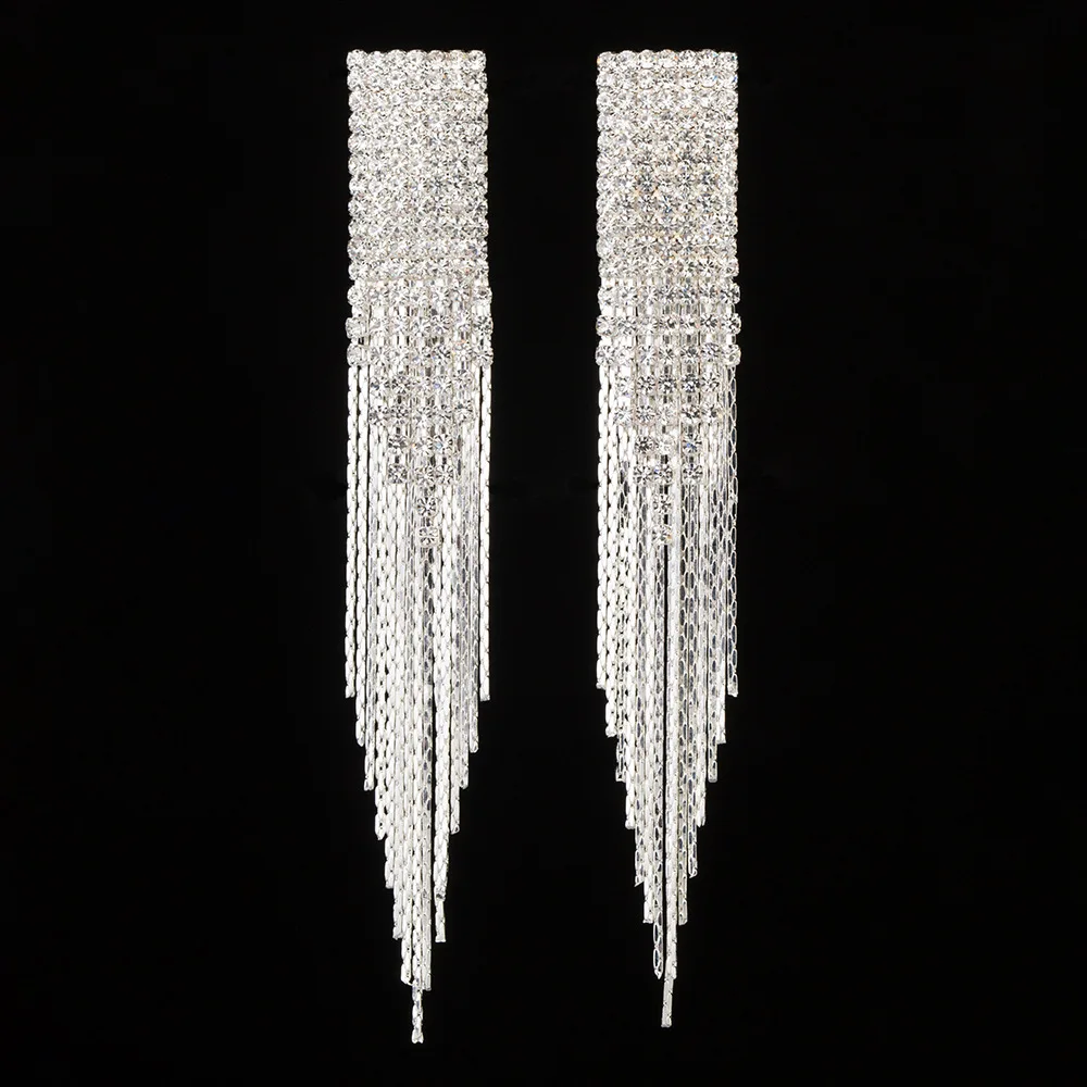 Factory Supplies Shiny Tassel Earrings Exaggerated Sexy Generous Claw Chain Earring Girlfriend Gift Jewelry
Factory Supplies Shiny Tassel Earrings Exaggerated Sexy Generous Claw Chain Earring Girlfriend Gift Jewelry