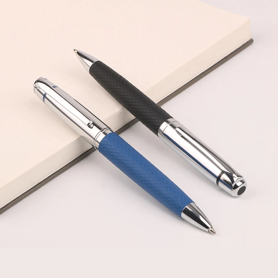 Luxury Ballpoint Pen Metal+Leather Blue/Black PU Leather Penholder Roller Pen 0.7mm For Business Writing Office Supplies
Luxury Ballpoint Pen Metal+Leather Blue/Black PU Leather Penholder Roller Pen 0.7mm For Business Writing Office Supplies