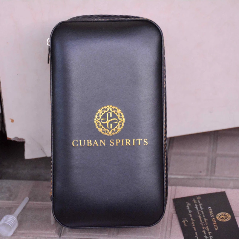 57 колец футляр для сигар путешествий Мини Humidor вмещает 6 путешествий|Аксессуары