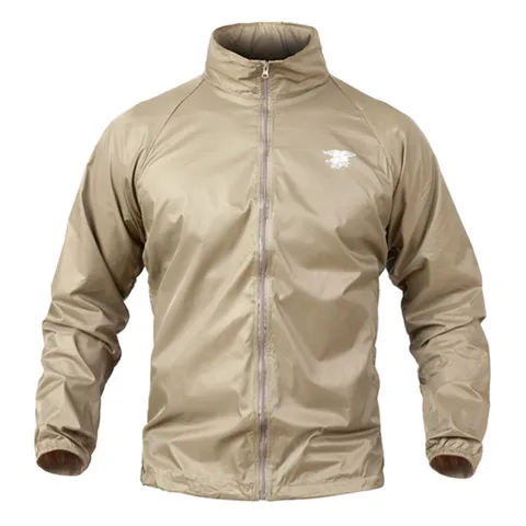 Легкая тактическая кожаная куртка для мужчин, быстросохнущая дышащая водонепроницаемая куртка с капюшоном в стиле милитари, тонкие куртки в армейском стиле, на лето