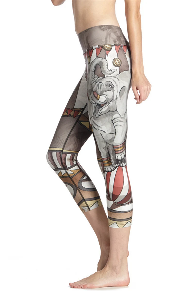 Women Elephant from the Circus Print Fitness Quick Dry Exercise Leggings High Waist Mid Calf Energy Pants Trousers Ropa Mujer
Women Elephant from the Circus Print Fitness Quick Dry Exercise Leggings High Waist Mid Calf Energy Pants Trousers Ropa Mujer