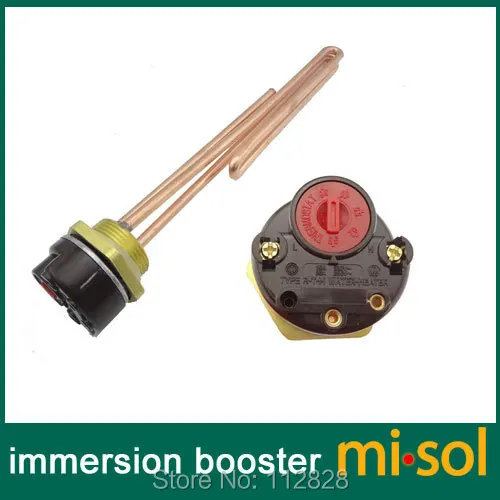 3000W 220V 1.25" (BSP, DN32) Electrical immersion with thermostat element booster
3000W 220V 1.25" (BSP, DN32) Electrical immersion with thermostat element booster